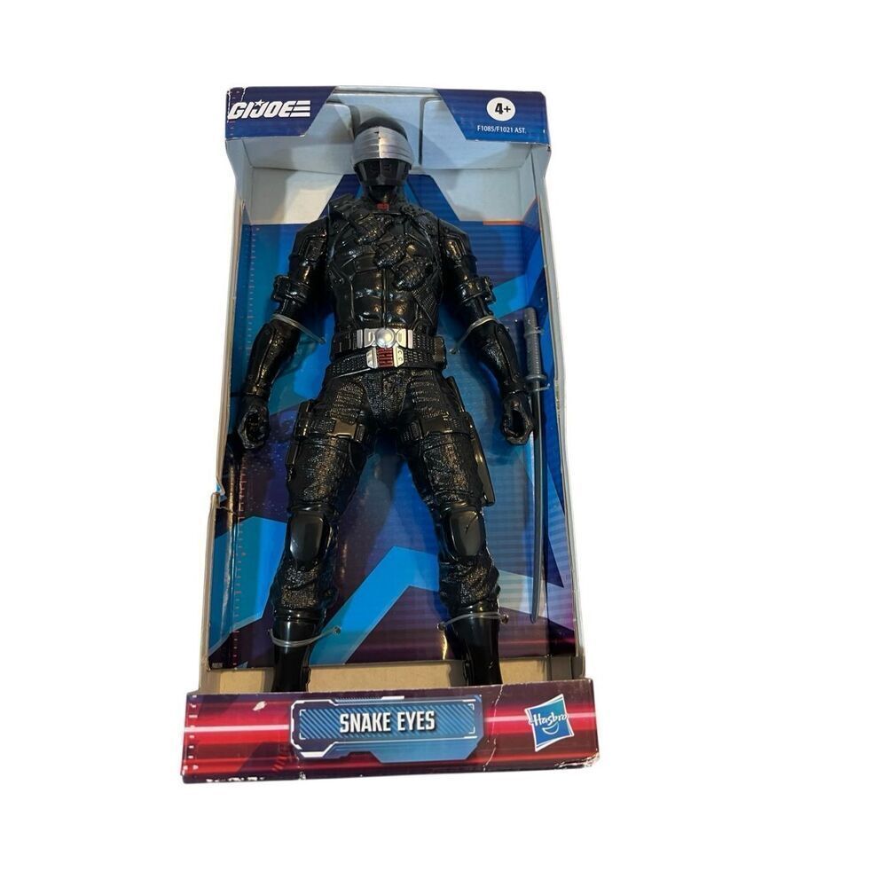 HASBRO GIJOE Snake Eyes 9.5” Action Figure New Figure  New in Box